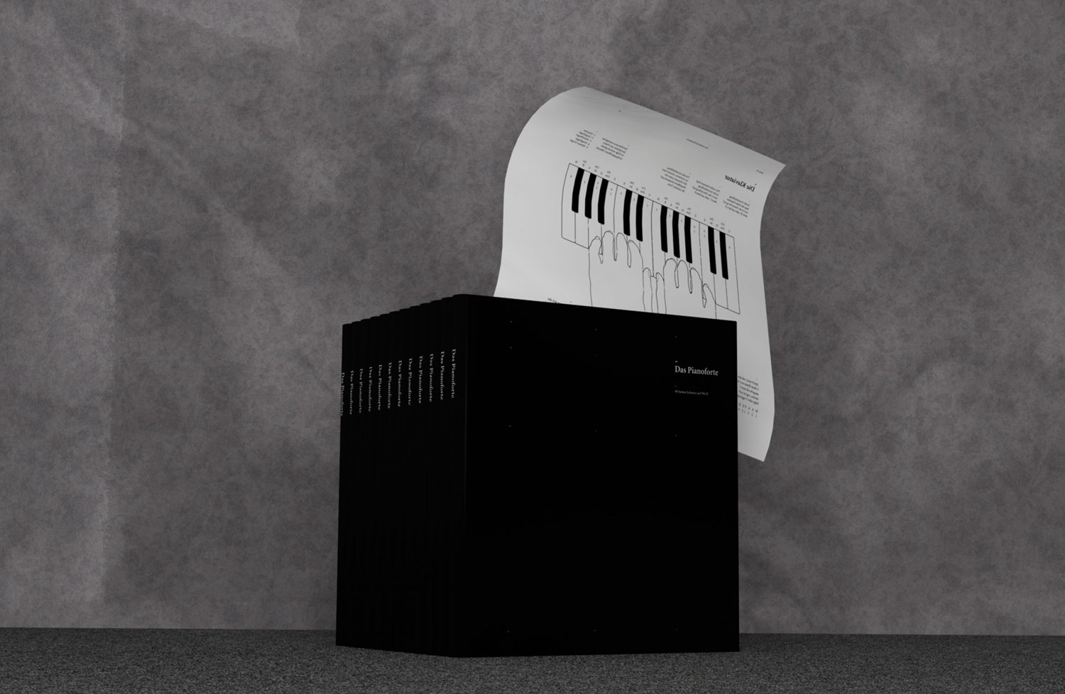 Pianoforte — 88 pages in black and white
