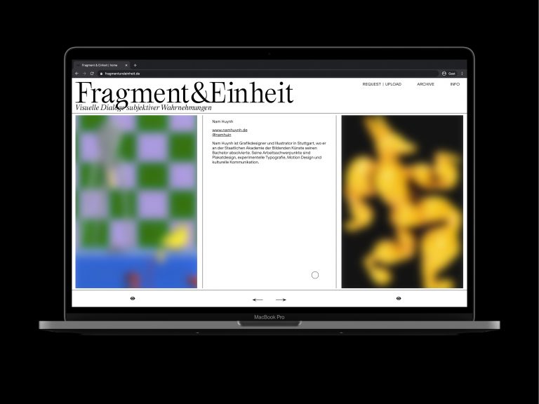 Fragment & Einheit, visuelle Dialoge subjektiver Wahrnehmungen